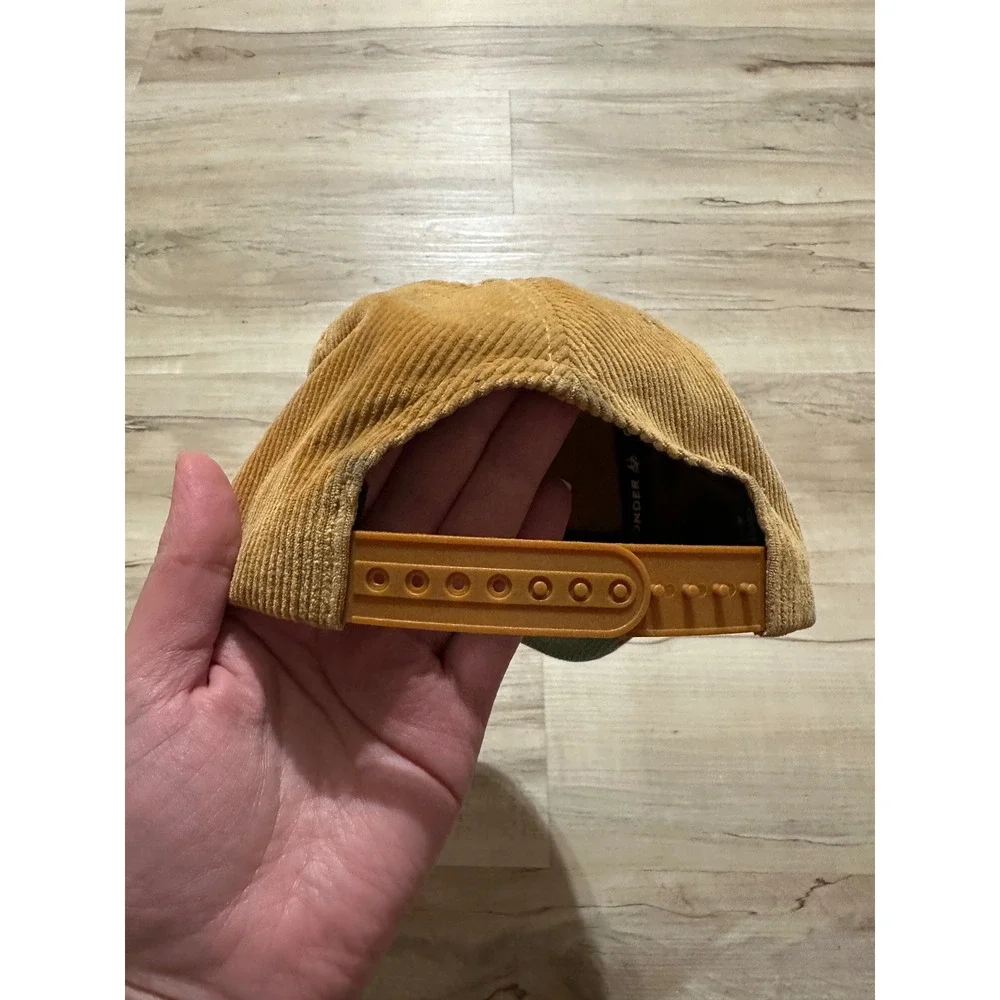 Out Yonder Co Doggone Cowboy‎ Snapback Hat Tan Corduroy